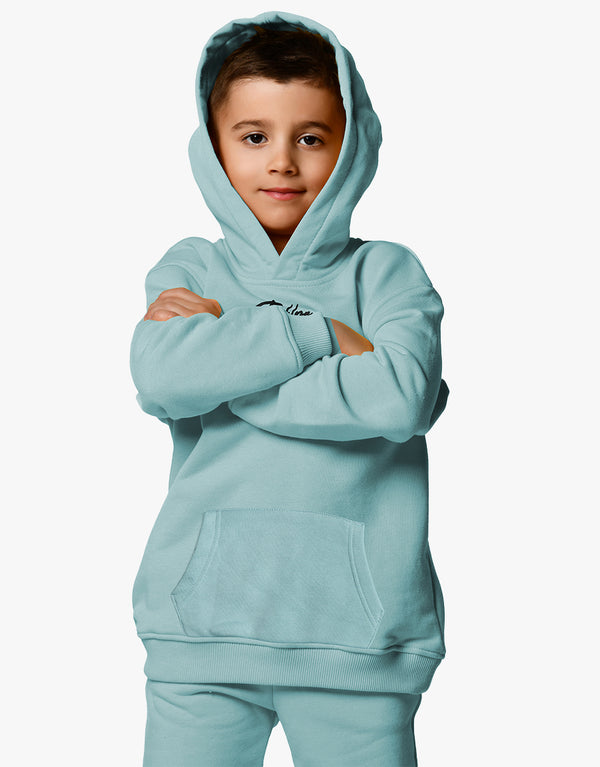 Hampton Ridge Boys' Pullover Kids Hoodie -Green